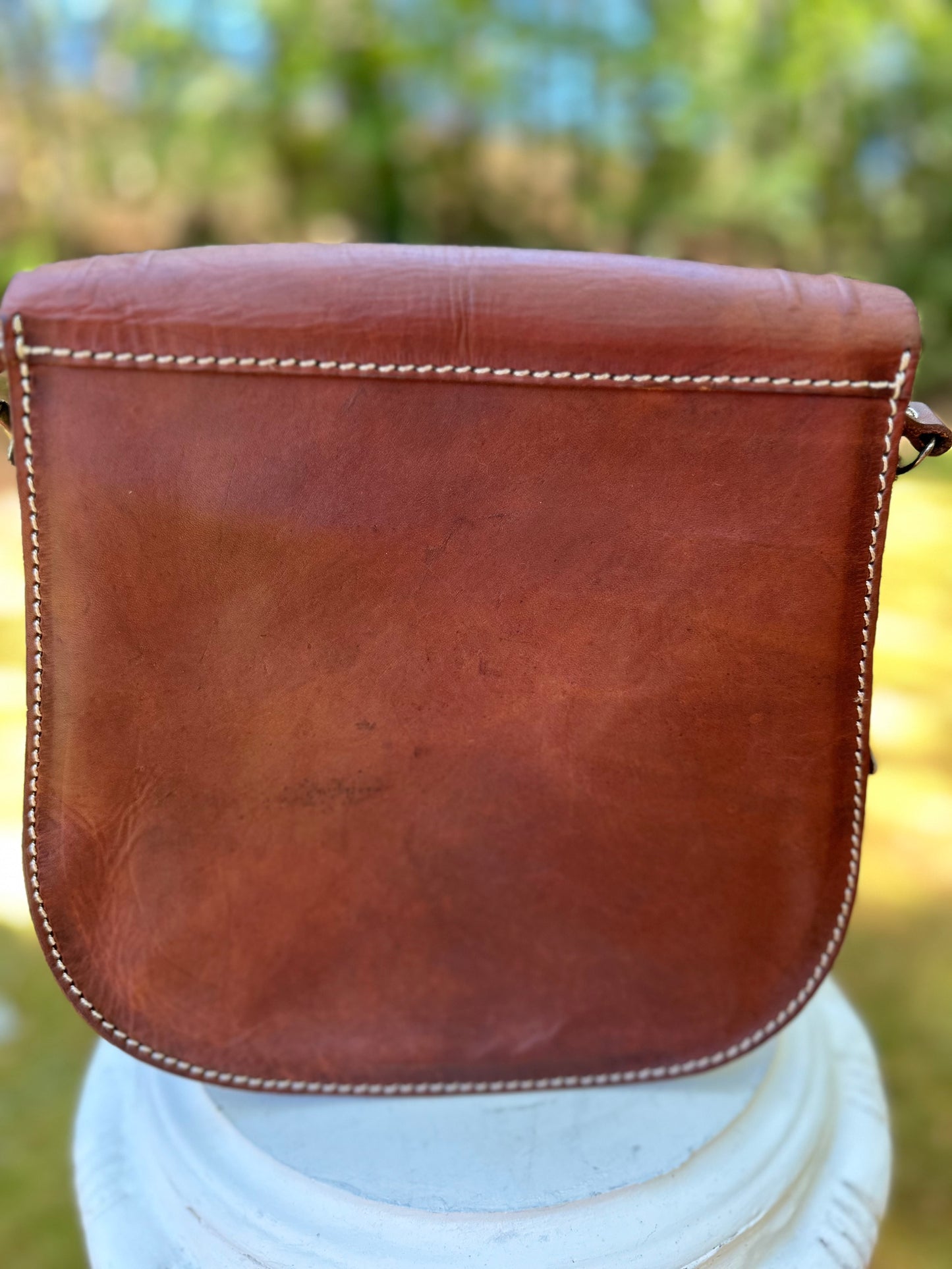 SADDLEBAG ESPRESSO CUERO SUELA