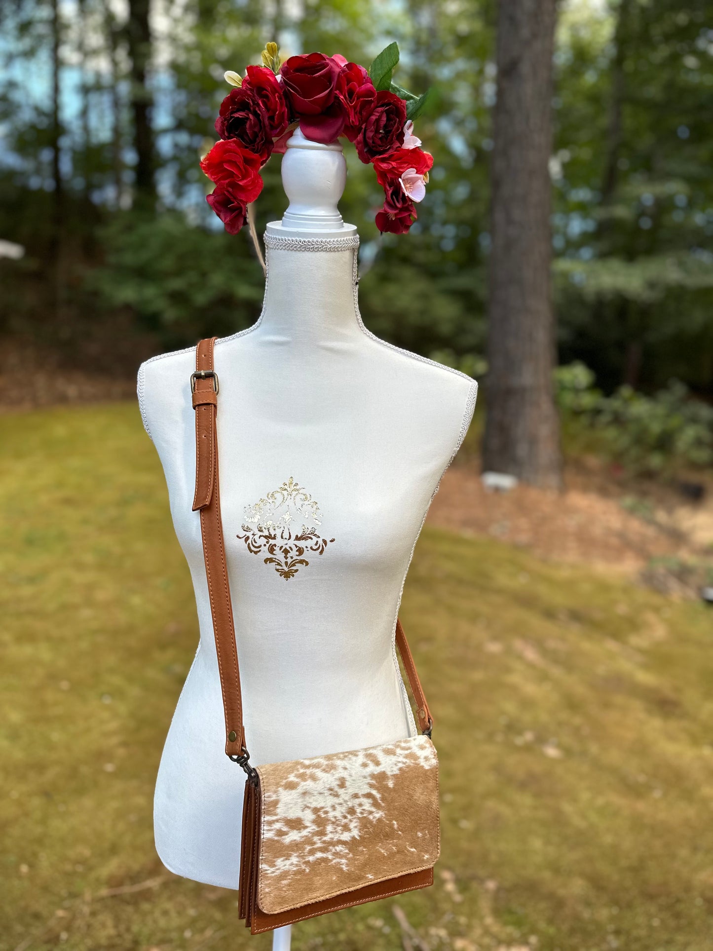 VALDIVIA COWHIDE CLUTCH BAG M