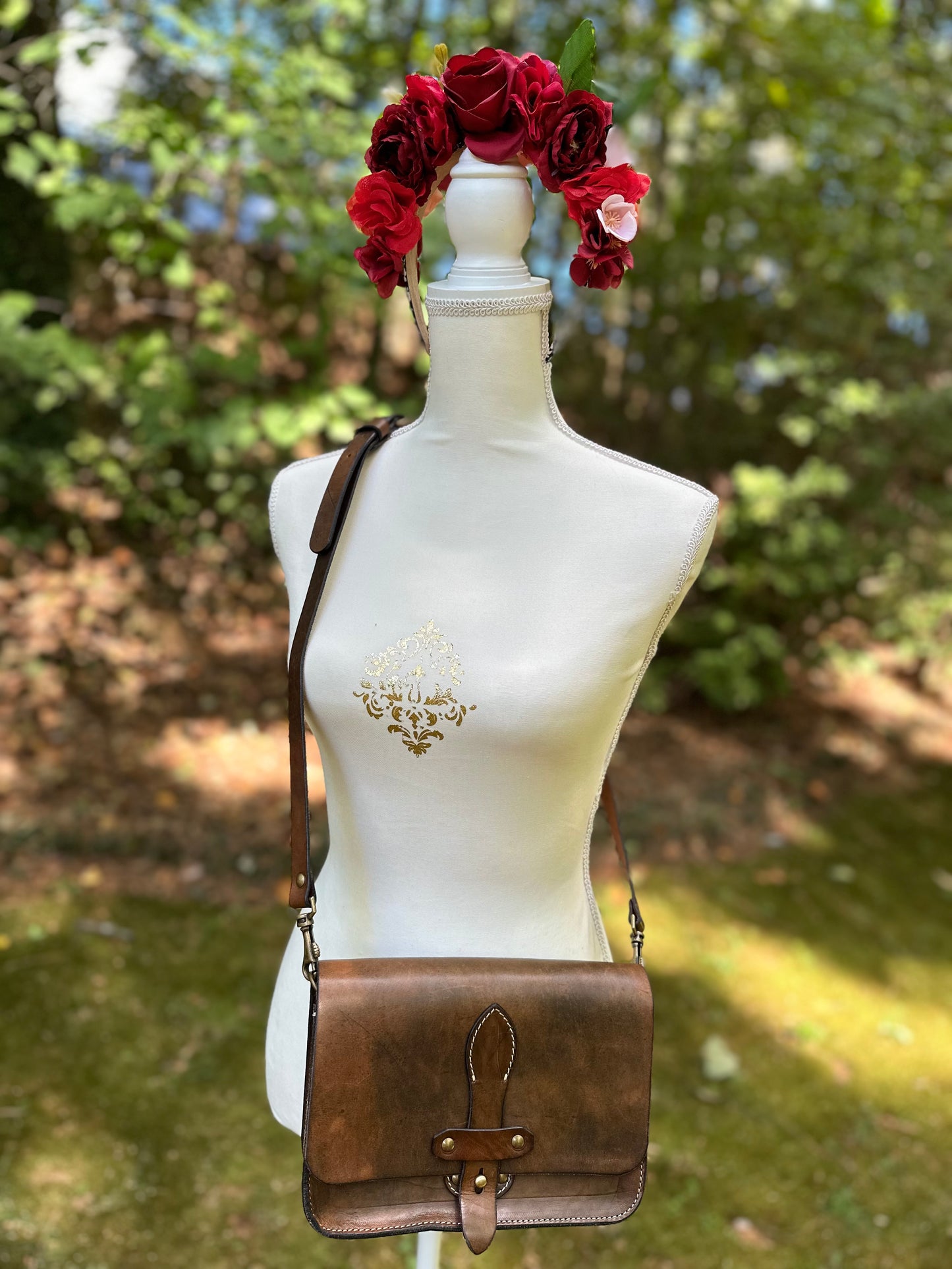 RUSTIC SADDLE BAG HANDBAG