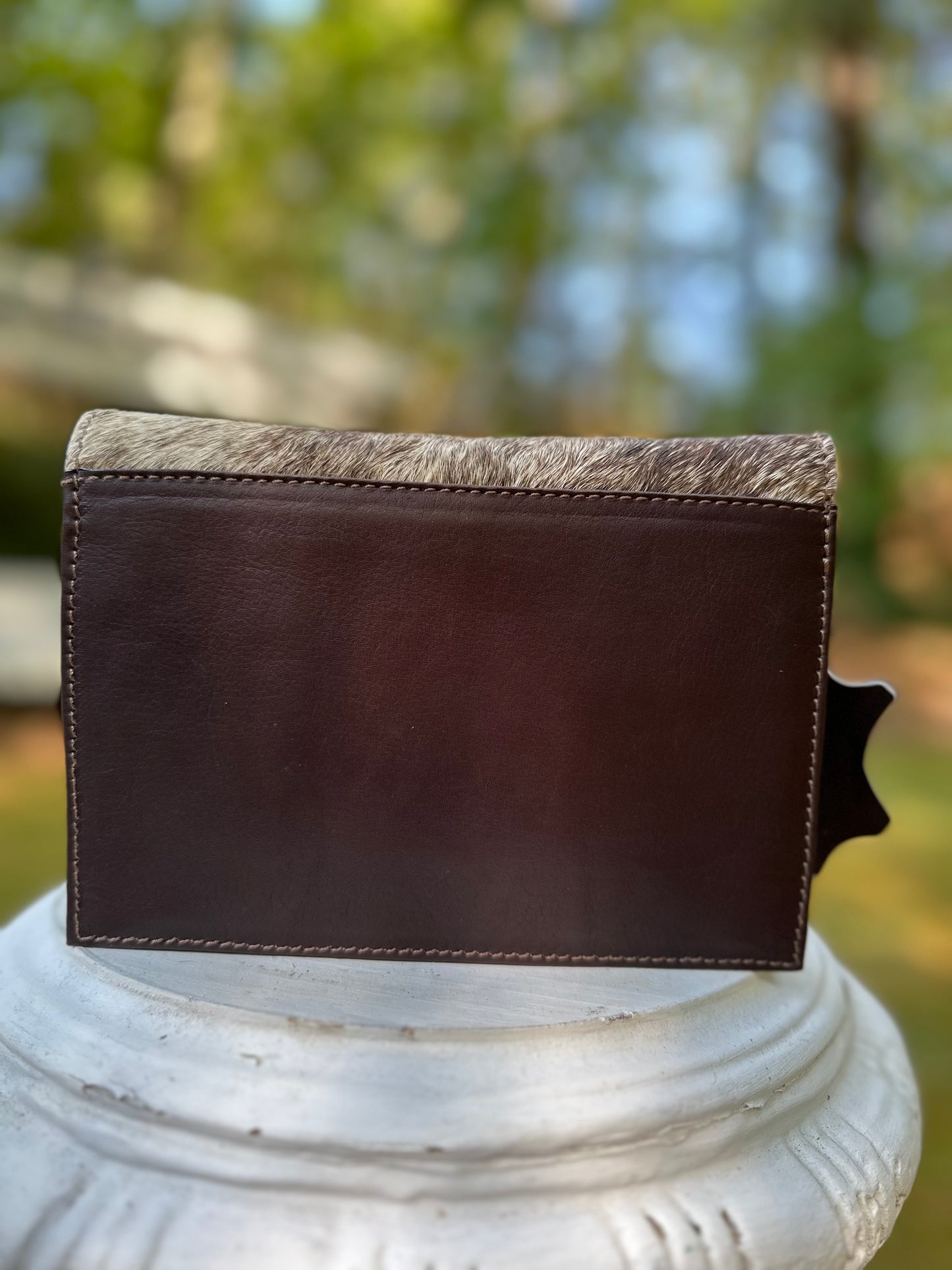 VALDIVIA COWHIDE CLUTCH BAG M