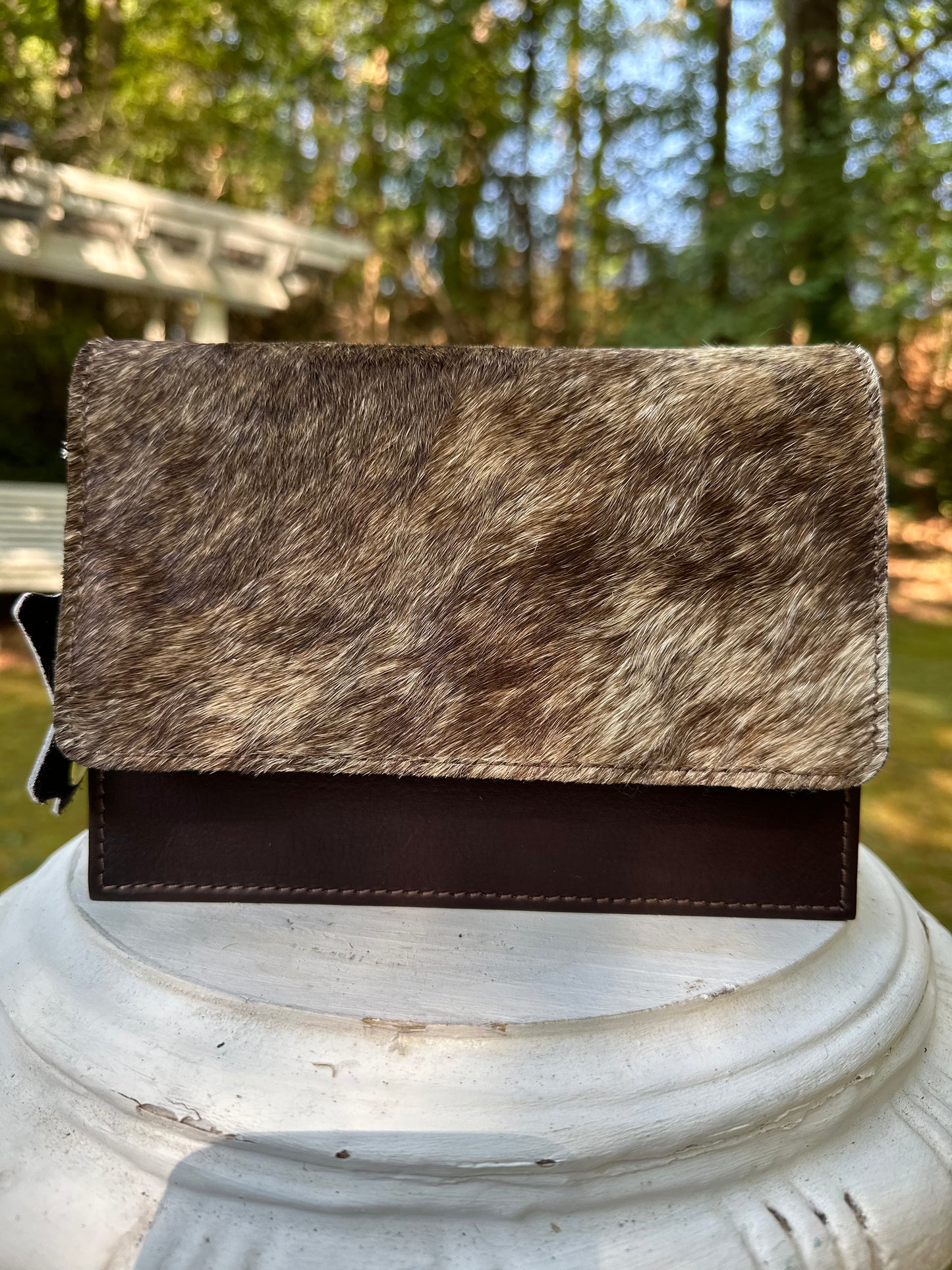 VALDIVIA COWHIDE CLUTCH BAG M